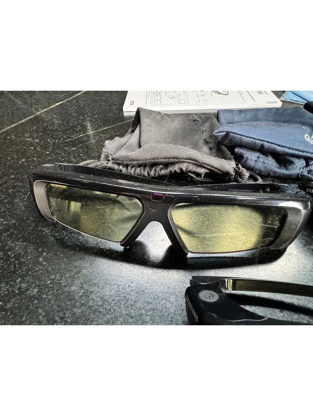 Samsung SSG-P2100 3D Active Glasses (Set of 3) - Manual, Bags, Fresh Batteries